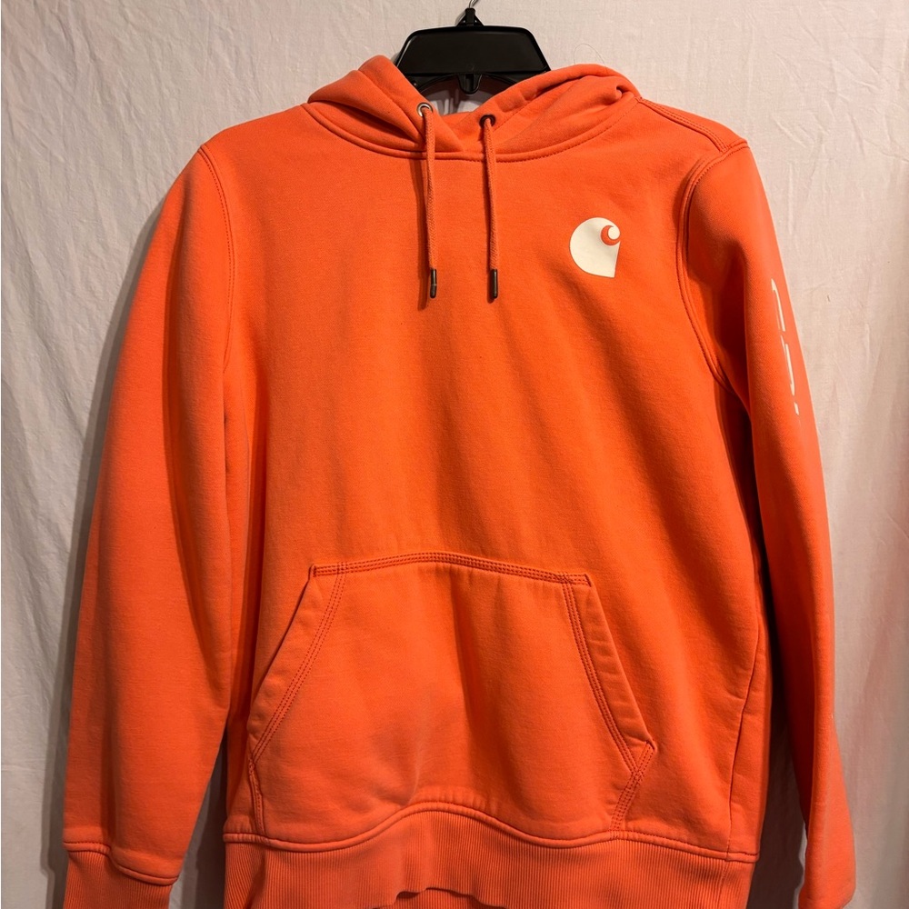 Carhartt Men's Bright Orange Hoodie